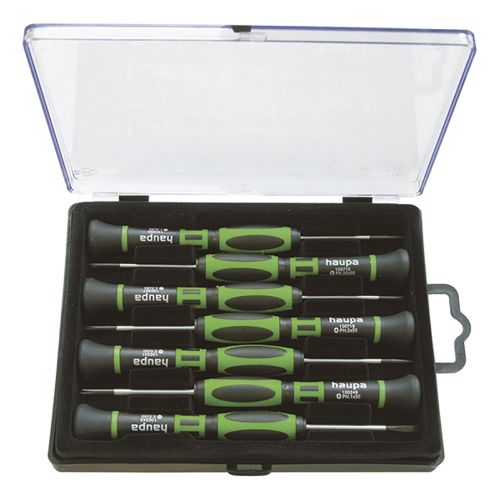 Picture of Elektrooniku kruvikeeraja komplekt 7tk karbis Haupa 