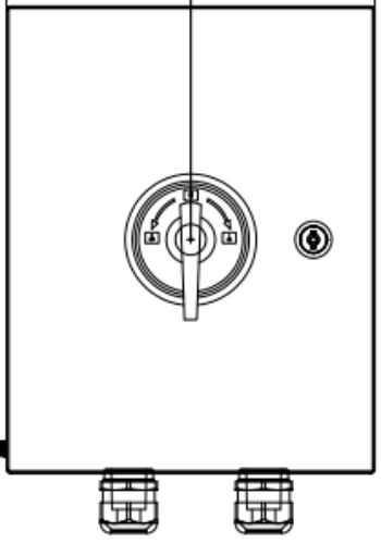 Picture of Turvalüliti, 4P 80A AISI karbis EX II 2GD (gaas-tolm), avad 2xM40, IP66, Scame 