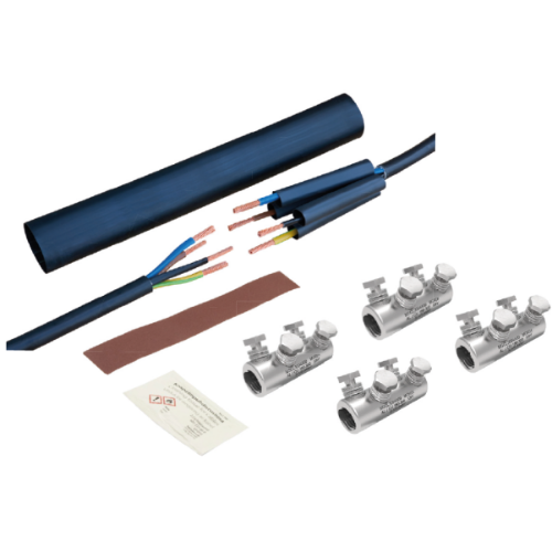 Picture of 1kV 2x alumiinium kruvi SB maakaabli jätkumuhvi komplekt , MSCS150 Al/Cu 70-150mm², MOREK 