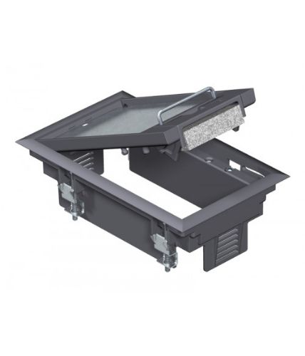 Picture of Põrandakarp GES2KU max 3-le seadmele RAL7011, OBO 