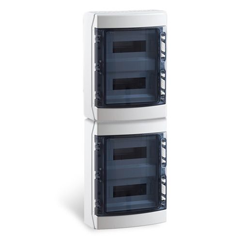 Picture of Pinnapealne moodulkilp Ecology ABS 48m(4x12).  IP65, m, läbipaistev ,PE/N latiga,IDE 