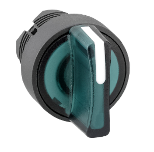 Picture of Selektorlüliti illumineeritud 1 - 0 - 2, ROHELINE, plast, IP66, ilma adapterita, Schneider 