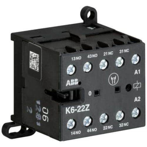 Picture of Miniabikontakor K6-22Z, 3A 2NO+2NC, 220-240VAC, 50/60Hz, ABB