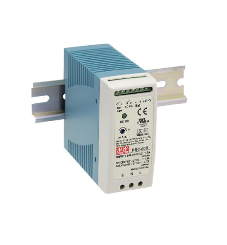 Picture of Toiteplokk+UPS moodul, 230VAC, Välj: 13.8VDC 2.8A+13.8VDC 1.5A, Mean Well 