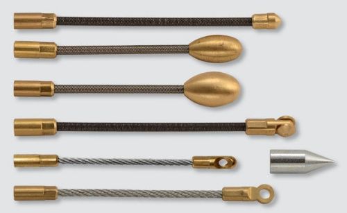 Picture of Juhtotsik tõmbetrossile 6mm/M5 messing 