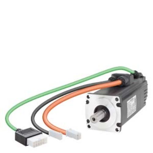 Picture of SIMOTICS S-1FL6 Operating voltage 230 V 3AC Pn=0.4 kW; Nn=3000 rpm M0=1.27 Nm; MN=1.27 Nm inc.en 