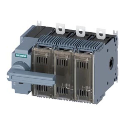 Picture of Koormuslüliti sularitega 3KF, 3P, 125A, DIN-000/00, käepidemega, Siemens 