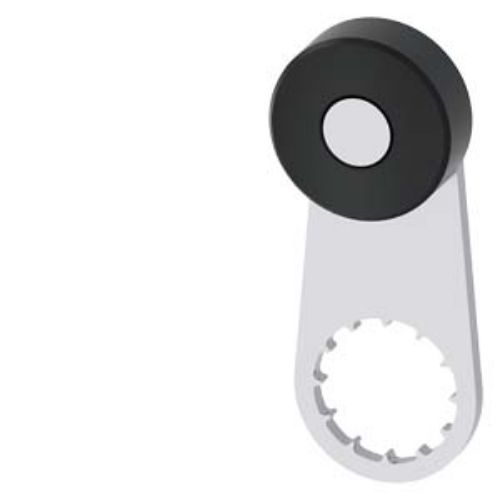 Picture of Twist lever for position switch 3SE51/52 Metal lever, 30 mm long with plastic roller 19 mm, Siemens 
