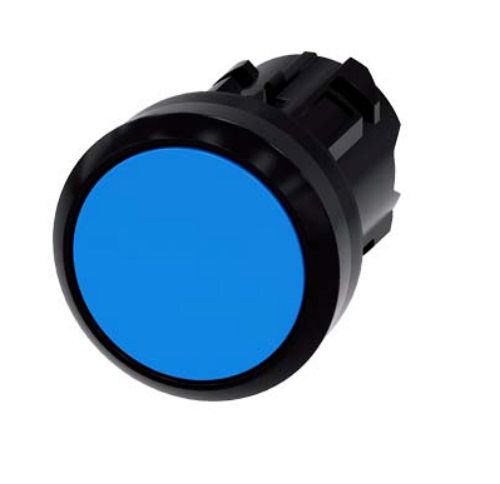 Picture of Surunupp 3SU, SININE, madal, IP67, ilma adapterita, Siemens 