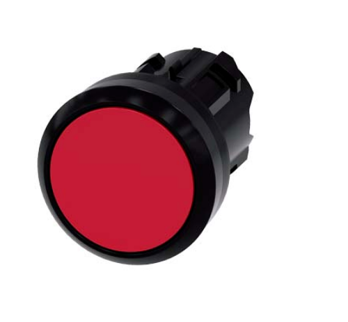 Picture of Surunupp 3SU, PUNANE, madal, IP67, ilma adapterita, Siemens 