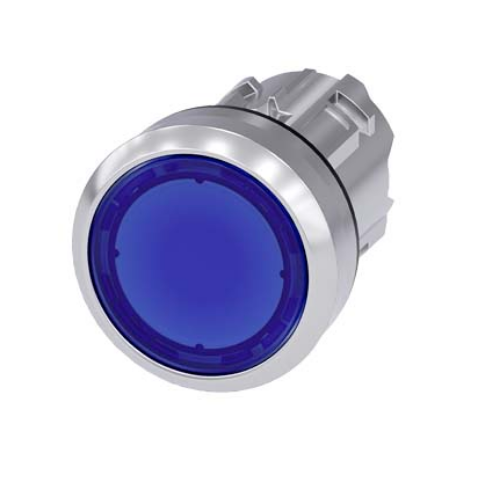 Picture of Surunupp illum. 3SU, SININE, madal, metall, IP67, ilma adapterita, Siemens 