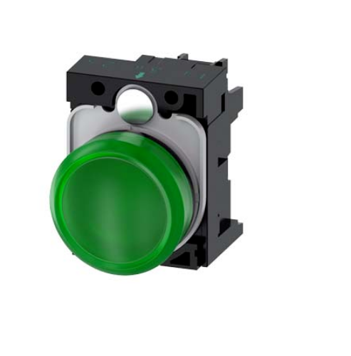 Picture of Signaaltuli 3SU, ROHELINE, LED, 24VAC/DC, adapter, IP67, Siemens  