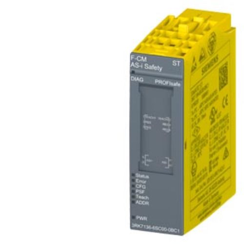 Picture of SIMATIC ET 200SP Safety communications module F-CM AS-i Safety ST for AS-Interface, Siemens