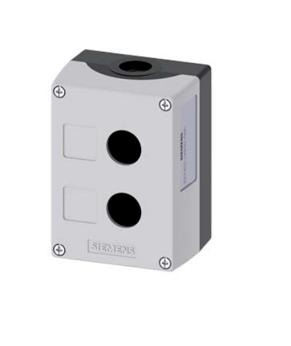 Picture of Surunupu karp 3SU, 2 ava, HALL, põhjakinnitus, IP67, 2xM20, Siemens 