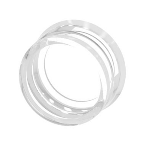 Picture of Surunupu silikoonkate 3SU, TRANSPARENT, madal, Siemens 