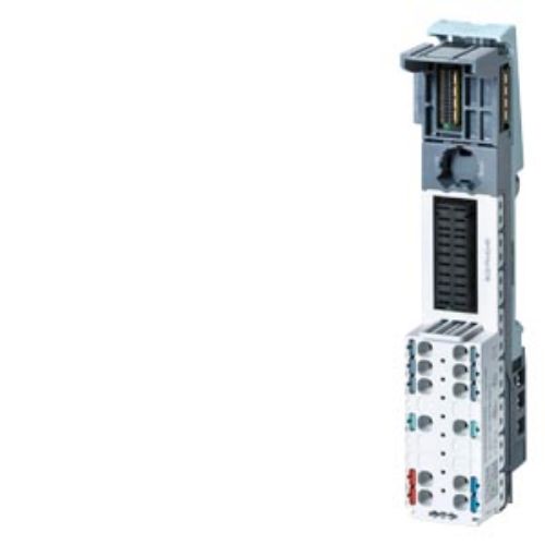 Picture of SIMATIC ET 200SP, BaseUnit BU20-P6+A2+4D, BU type C0, Push-in terminals, with 2 AUX terminals