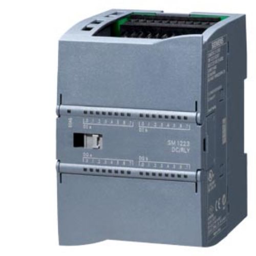 Picture of SIMATIC S7-1200, Digital I/O SM 1223, 16 DI/16 DO, 16 DI 24 V DC, Sink/Source, 16 DO, relay 2 A 
