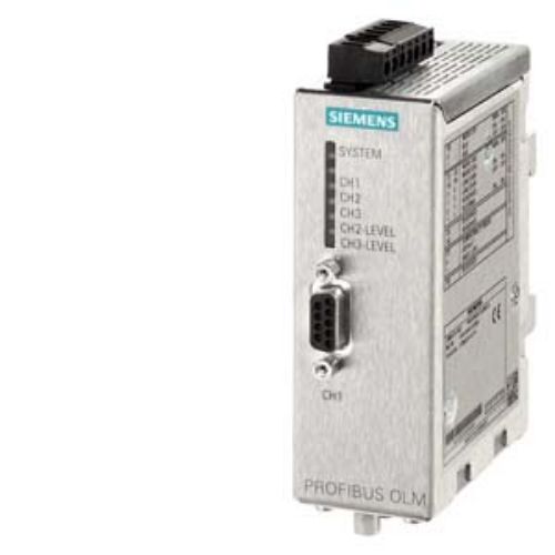 Picture of PROFIBUS OLM/G12 V4.0 OPTICAL LINK MODULE W. 1 RS485 AND 2 GLASS-FOC-INTERFACES 