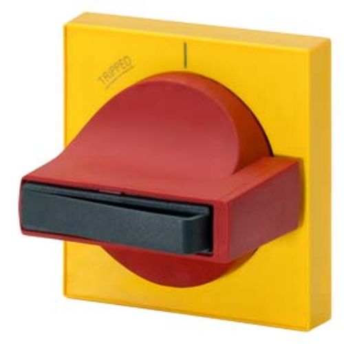 Picture of HANDLE 8UC7 HANDLE RED, MASKING FRAME YELLOW SPARE PART FOR 8UC7121-8BD15, Siemens 