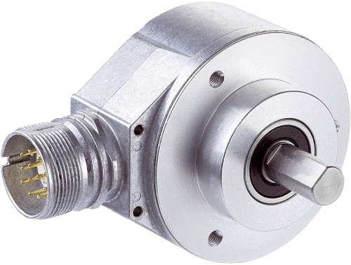 Picture of Absoluutenkooder ø60mm, võll ø10mm, 4.5-32VDC, SSI 4096 imp/pööre, M23 12-pin, SICK 