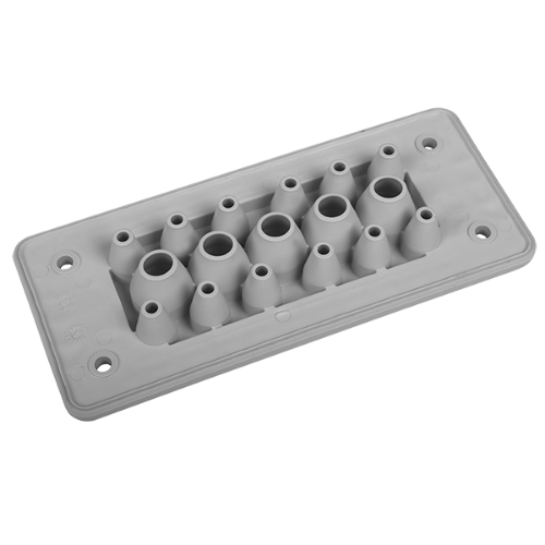 Picture of Multiläbiviik MH 16 F 17-1, IP65, RAL7035 hall, UL94 V-0, Morek 