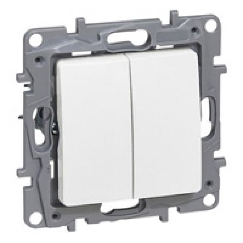 Picture of Grupilüliti klahviga, 10A 230V valge, vedrukl. süv. IP20, NILOE, LEGRAND 