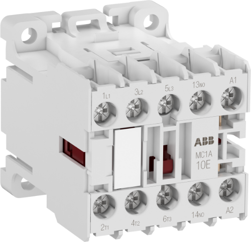 Picture of Minikontaktor 3P, 9A, 4kW AC-3, 1NO, 24VDC, ABB (GE)