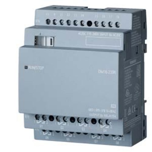 Picture of Laiendusmoodul LOGO8 DM16 230R, 230VAC, 8DI, 8DO ( relee ), Siemens 