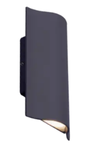 Picture of Seinavalgusti Zart 12W/840 490lm Üles&alla IP54 IK08 Must Ansell