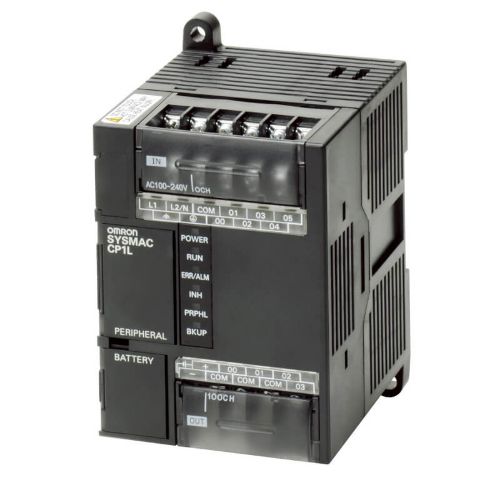 Picture of CP1L, 5kStep/10kWord, 24VDC 6DI, 4DO (relee), +1 serial, +1, USB 