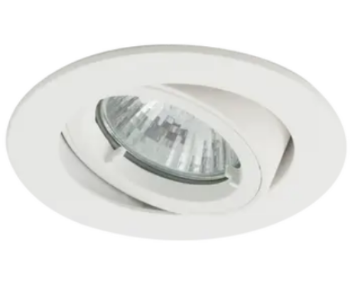 Picture of Kohtvalgusti korpus Süv Twistlock GU10 Suunatav IP44 Ava 84mm Valge Ansell