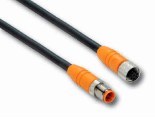Picture of Andurikaabel + pesa M12 8-pin + pistik M12 8-pin, varjestatud, 0.6m, Omron 