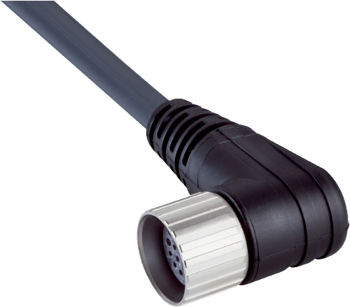 Picture of Andurikaabel PUR + pesa 90°, ( 5m + M23 12-pin ), SICK 