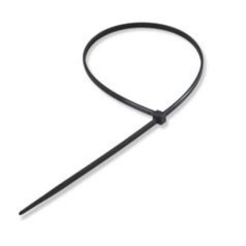 Picture of Juhtmeside 450x7.5mm must (100tk), SCAME 