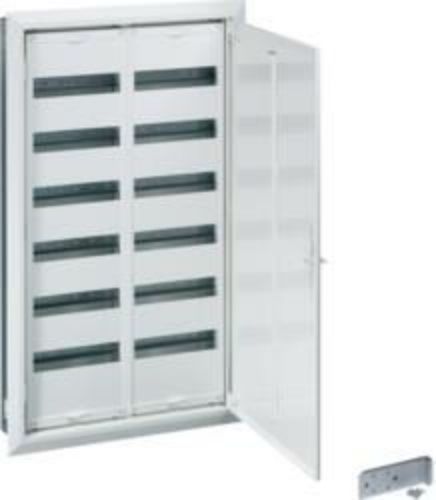 Picture of Süvistatav moodulkilp FWU, 144m(2x6x12), IP30, valge, N/PE komplektis, 650x550x160mm, Hager 