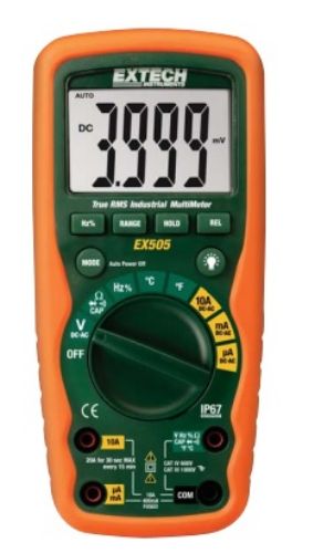 Picture of Multimeeter IP67 TrueRMS EX505 Extech 