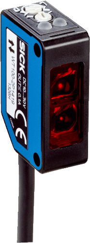 Picture of Fotoandur Refl. W100-2, Sn0.01...7.2m, PNP, Light/Dark, IP67, pistik M8 4-pin, SICK 