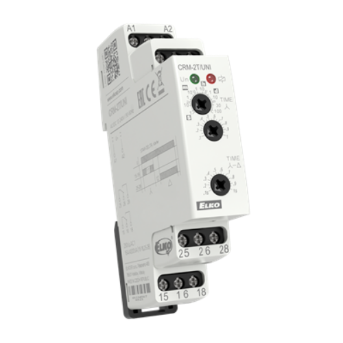 Picture of Moodulaegrelee CRM-2T, Täht-kolmnurk (Star-delta), 2CO, 0.1s- 100p, 230VAC, Elko 