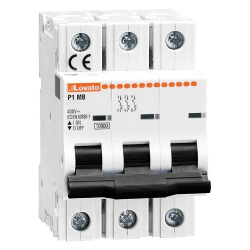 Picture of Moodulkaitselüliti P1MB, 3P, 32A, D, 10kA, UL1077, Lovato 