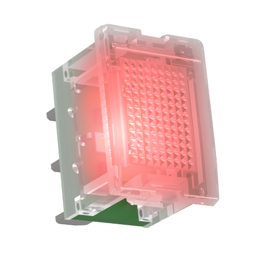 Picture of Signaallamp USS-10, LED PUNANE, 24VAC/DC, 250VAC, Elko 