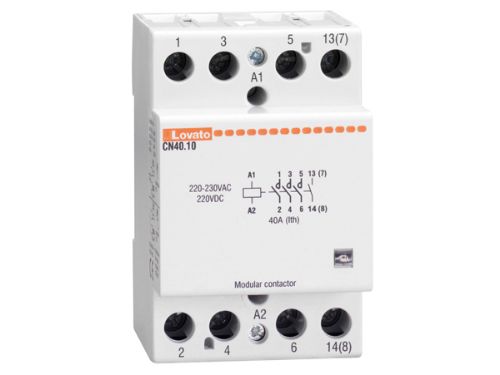 Picture of Moodulkontaktor CN40, 3NO+1NC, 40A AC1, 230VAC/DC, 3 moodulit, Lovato 