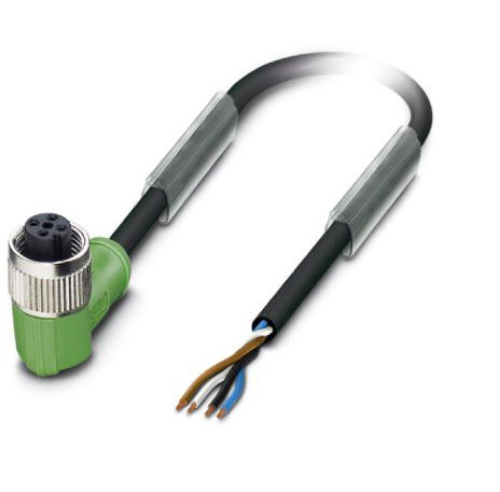 Picture of Andurikaabel PUR + pesa 90°, A-coded, ( 20m + M12 4-pin ), Phoenix 