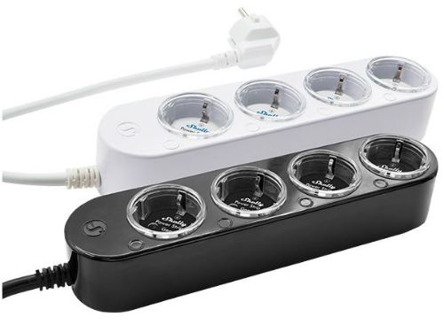 Picture of Wi-Fi 4xpesa + pikendusjuhe 1,5m (relee+energiaamõõtja) 16A, valge, GEN4, BT, Matter, Shelly 