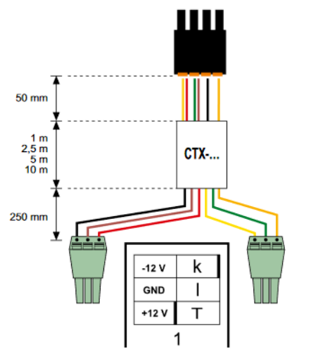 Picture of Ühenduskaabel CTX-500 5m RCMA42x jaoks 