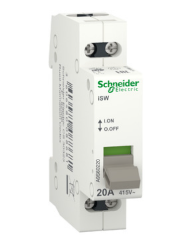 Picture of Lüliti Acti9 iSW, 2P, 20A, 380/415V, Schneider 