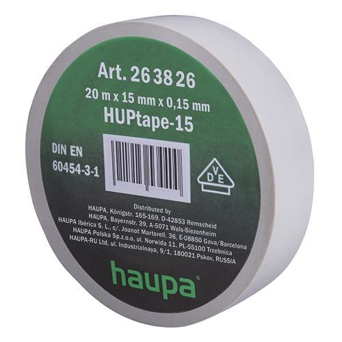 Picture of PVC Isoleerteip Hall 20m15mm -30c-+105c UV-kindel Haupa 