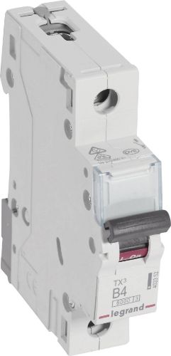 Picture of Moodulkaitselüliti TX3, 1P, 4A, B, 6kA, Legrand 
