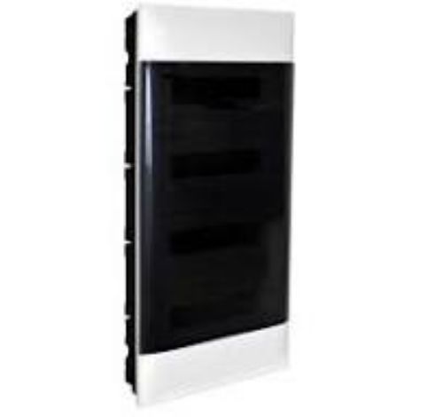 Picture of Süvistatav moodulkilp kipsseina Practibox S, transparent uks 72m(4x18), IP40, PE/N latiga, Legrand 