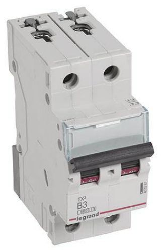 Picture of Moodulkaitselüliti TX3, 2P, 3A, B, 6kA, Legrand 