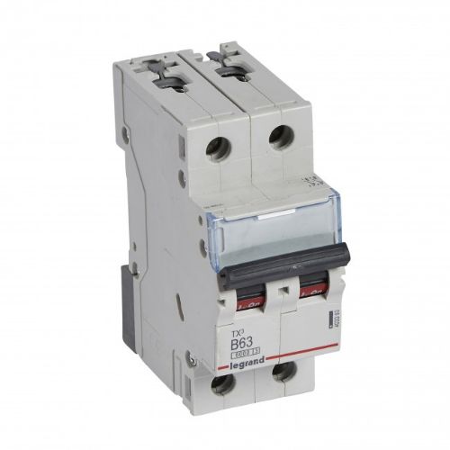 Picture of Moodulkaitselüliti TX3, 2P, 63A, B, 6kA, Legrand 